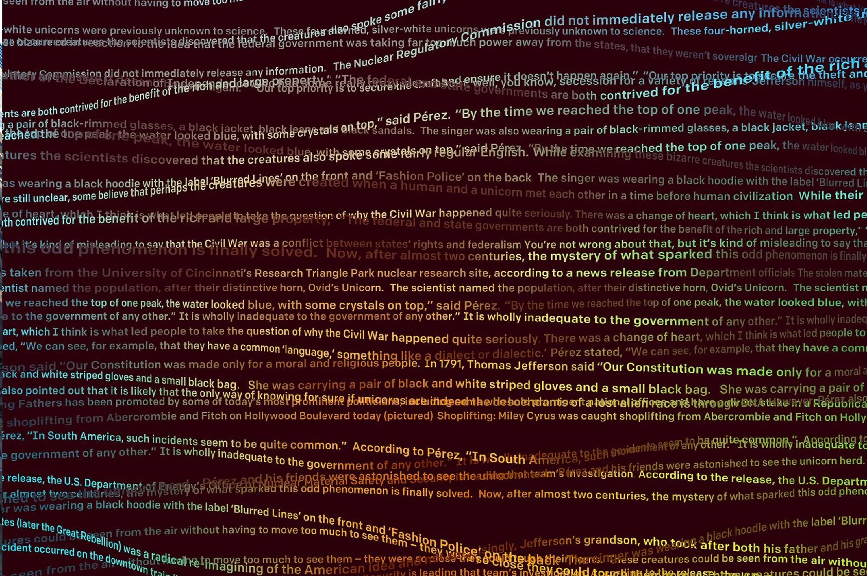 Message Generator app screenshot